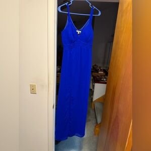 Elegant Blue Maxi Dress